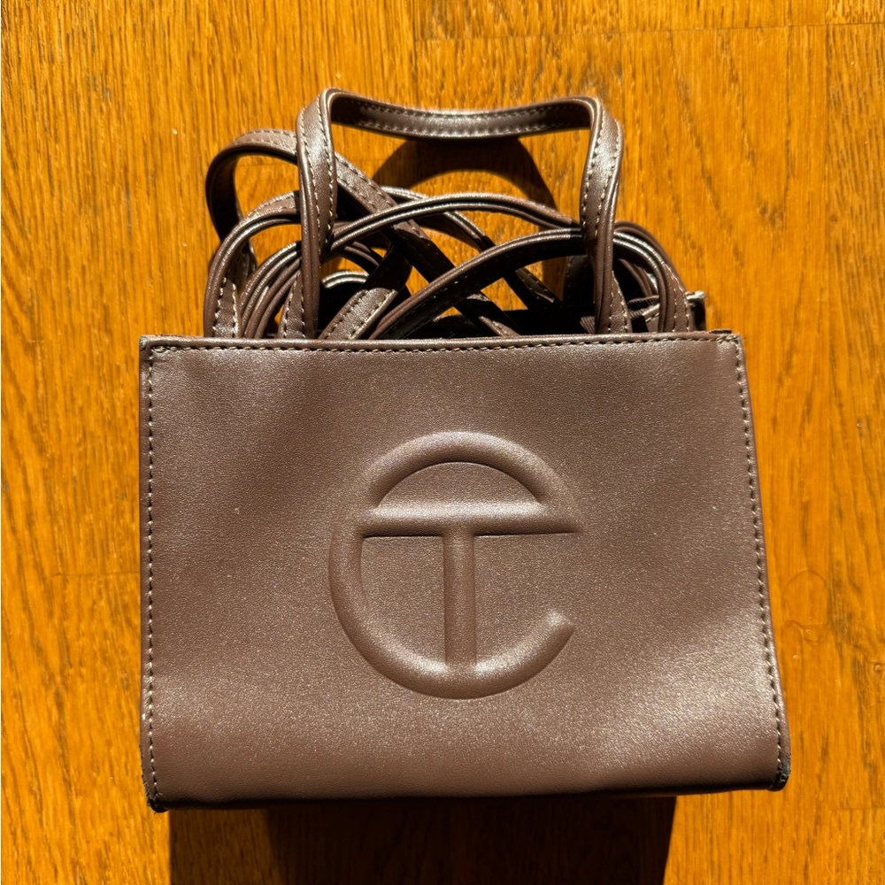 Telfar Small Chocolate Shopper